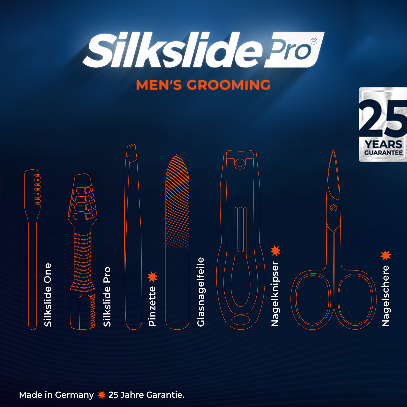 Silkslide Pro® - MEN`S GROOMING SET