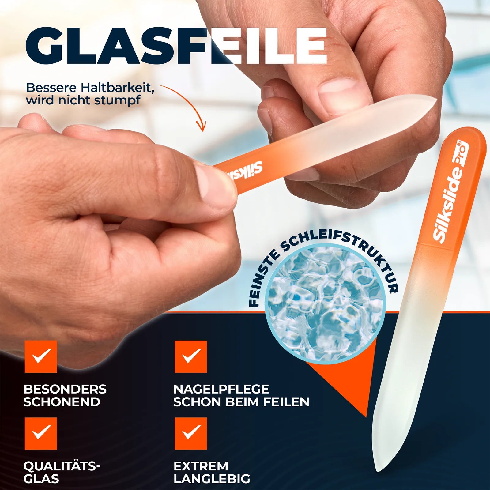 Silkslide Pro®:  Essentials Set für Männer | Nagelpflege Set